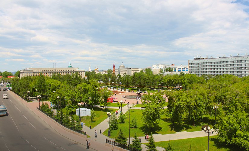 Иркутск кировский. Сквер Кирова Иркутск. Площадь Кирова Иркутск. Площадь им. Кирова в Иркутске. Тихвинский сквер Иркутск.